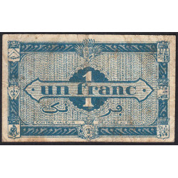 Algérie - Pick 101 - 1 franc - Série H3 - 31/01/1944 - Etat : TB