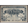 Algérie - Pick 102 - 2 franc - Série G - 31/01/1944 - Etat : TB+