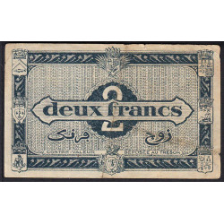 Algérie - Pick 102 - 2 franc - Série G - 31/01/1944 - Etat : TB+