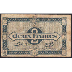 Algérie - Pick 102 - 2 franc - Série G1 - 31/01/1944 - Etat : B+ à TB-