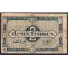 Algérie - Pick 102 - 2 franc - Série G1 - 31/01/1944 - Etat : B+ à TB-