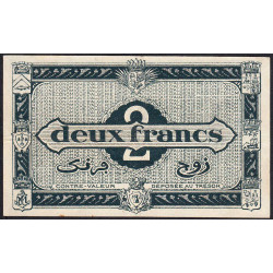 Algérie - Pick 102 - 2 franc - Série G2 - 31/01/1944 - Etat : SUP