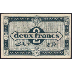 Algérie - Pick 102 - 2 franc - Série G3 - 31/01/1944 - Etat : SPL