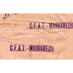 Maroc - Marrakech - 10'000 francs - 16/06/1958 - Etat : TTB+