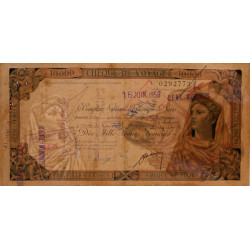 Maroc - Marrakech - 10'000 francs - 16/06/1958 - Etat : TTB+