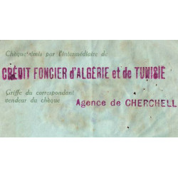 Algérie - Cherchell - 25'000 francs - 1958 - Cherchell - Etat : SUP