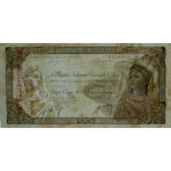 Algérie - Cherchell - 25'000 francs - 1958 - Cherchell - Etat : SUP