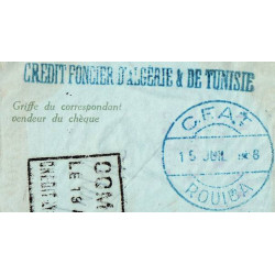 Algérie - Rouiba - 25'000 francs - 1958 - Etat : SUP