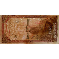 Algérie - Djidjelli - Chèque de voyage - 50'000 francs - 1958 - Etat : SUP