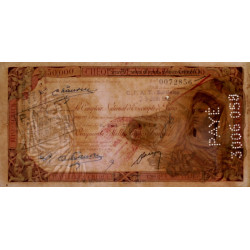 Algérie - Burdeau - 50'000 francs - 1958 - Etat : TTB+