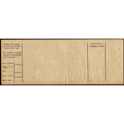 Tunisie - Chèque de l'Office des Postes et Télégraphe - 1920 - Etat : SUP