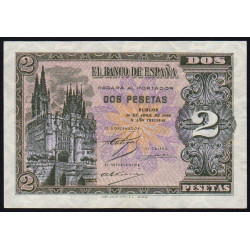 Espagne - Pick 109 - 2 pesetas - 30/04/1938 - Série E - Etat : SPL
