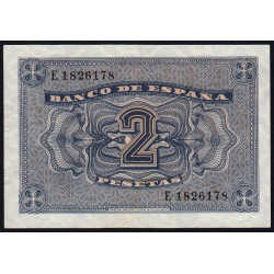 Espagne - Pick 109 - 2 pesetas - 30/04/1938 - Série E - Etat : SPL