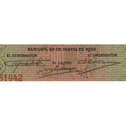 Espagne - Pick 111 - 25 pesetas - 20/05/1938 - Série E - Etat : NEUF