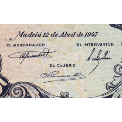 Espagne - Pick 134 - 5 pesetas - 12/04/1947 - Série A - Etat : NEUF