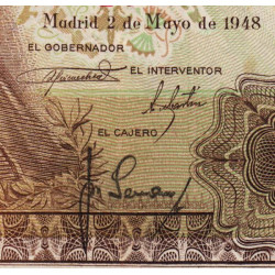 Espagne - Pick 137 - 100 pesetas - 02/05/1948 - Série D - Etat : TTB