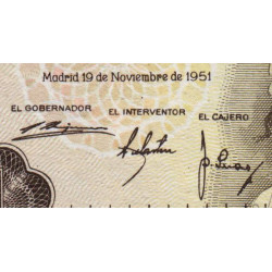 Espagne - Pick 139 - 1 peseta - 19/11/1951 - Série N ou S - Etat : pr.NEUF