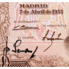 Espagne - Pick 145 - 100 pesetas - 07/04/1953 - Série 2Y - Etat : SPL