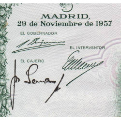 Espagne - Pick 149 - 1'000 pesetas - 29/11/1957 - Série N - Etat : pr.NEUF