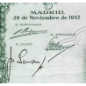 Espagne - Pick 149 - 1'000 pesetas - 29/11/1957 - Série 1V - Etat : TTB+