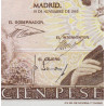 Espagne - Pick 150 - 100 pesetas - 19/11/1965 - Série 1M - Etat : TTB+