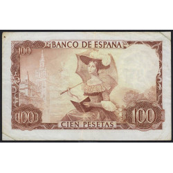 Espagne - Pick 150 - 100 pesetas - 19/11/1965 - Série 1S - Etat : TTB-