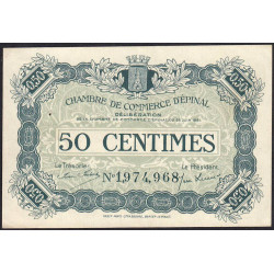 Epinal - Pirot 56-12a - 50 centimes - Chiffre 1 - 1921 - Etat : SUP