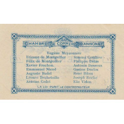 Annonay - Pirot 11-1 - 50 centimes - Série 21 - 31/08/1914 - Etat : SUP