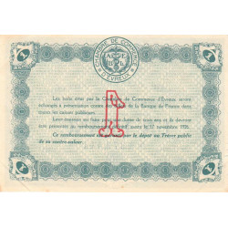 Evreux (Eure) - Pirot 57-23 - 1 franc- Chiffre 3 - 17/11/1921 - Etat : SUP
