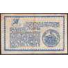 Foix - Pirot 59-5 variété - 50 centimes - 02/02/1915 - Etat : TB