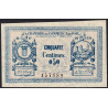 Foix - Pirot 59-13 variété - 50 centimes - 08/03/1920 - Etat : TTB