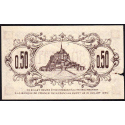 Granville - Pirot 60-3- 50 centimes - 19/07/1915 - Spécimen - Etat : TB+