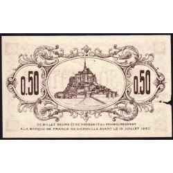 Granville - Pirot 60-3 - 50 centimes - 19/07/1915 - Spécimen - Etat : TB+