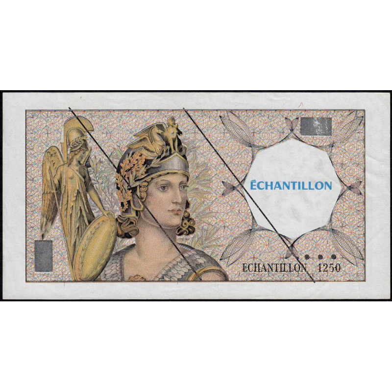 Athena à gauche - Format 100 francs DELACROIX - DIS-03-H-02 - Etat : TTB+