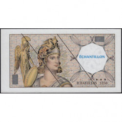 Athena à gauche - Format 100 francs DELACROIX - DIS-03-H-02 - Etat : SPL