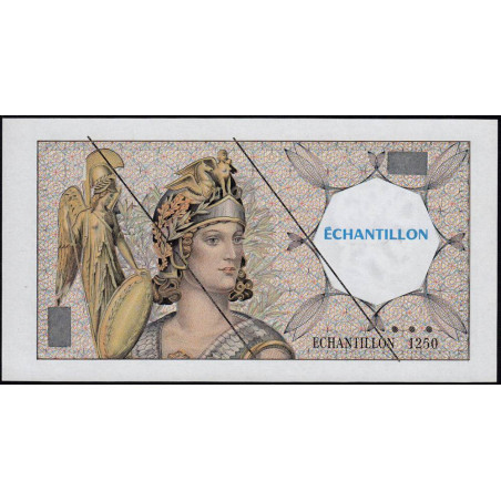 Athena à gauche - Format 100 francs DELACROIX - DIS-03-H-02 - Etat : NEUF