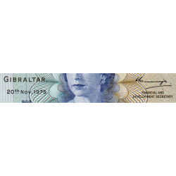 Gibraltar - Pick 22a - 10 pounds - Série A - 20/11/1975 - Etat : NEUF