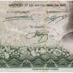 Espagne - Pick 154 - 1'000 pesetas - 17/09/1971 - Série 4D - Etat : TTB-
