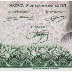 Espagne - Pick 154 - 1'000 pesetas - 17/09/1971 - Série 4Q - Etat : SPL