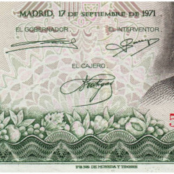 Espagne - Pick 154 - 1'000 pesetas - 17/09/1971 - Série 5F - Etat : SUP