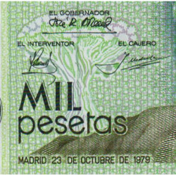 Espagne - Pick 158 - 1'000 pesetas - 23/10/1979 - Série 9C - Etat : NEUF