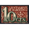 Espagne - Barcelona - Pick non rép. - 10 centimos - 02/12/1937 - Etat : NEUF