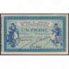 Algérie - Philippeville 142-4 - 1 franc - 10/11/1914 - Etat : SPL