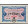 Algérie - Constantine 140-15 - 1 franc - Série 45 - 01/12/1917 - Etat : SUP+