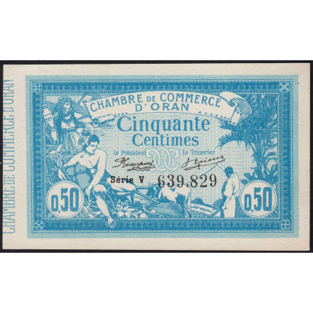 Algérie - Oran 141-4 - 50 centimes - Série V - 10/11/1915 - Etat : pr.NEUF