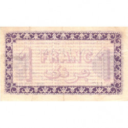 Algérie - Alger 137-1 - 1 franc - Série 147 - 03/09/1914 - Etat : TTB