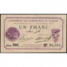 Algérie - Alger 137-1 - 1 franc - Série 390 - 03/09/1914 - Etat : TTB