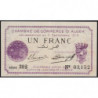 Algérie - Alger 137-1 - 1 franc - Série 392 - 03/09/1914 - Etat : SPL