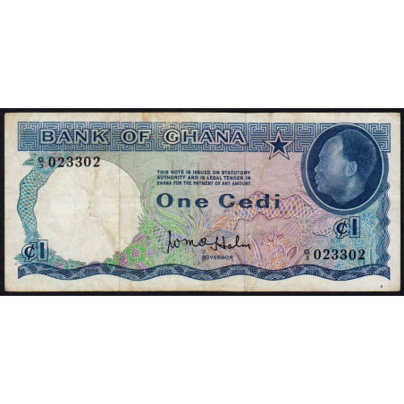 Ghana - Pick 5 - 1 cedi - Série G/3 - 1965 - Etat : TB