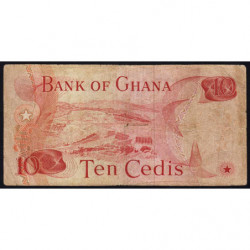 Ghana - Pick 16b - 10 cedis - Série B/1 - 02/01/1973 - Etat : TB